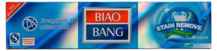 Китайская зубная паста Biao Bang бактерицидная от зубного камня с Эвкалиптом, 200 гр