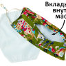 Маска многоразовая со вкладышами, вискоза, redrobe 42